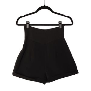 NASTY GAL High Waisted Black Shorts 2 (X-Small) NWT